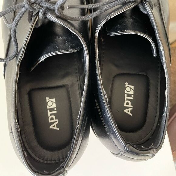 Apt. 9 Black Dress Shoes Size 10.5 EUC - Picture 2 of 8